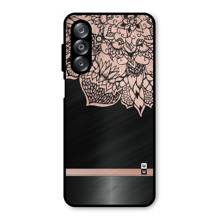 Classic Black Sleak Design Metal Back Case for Galaxy A26