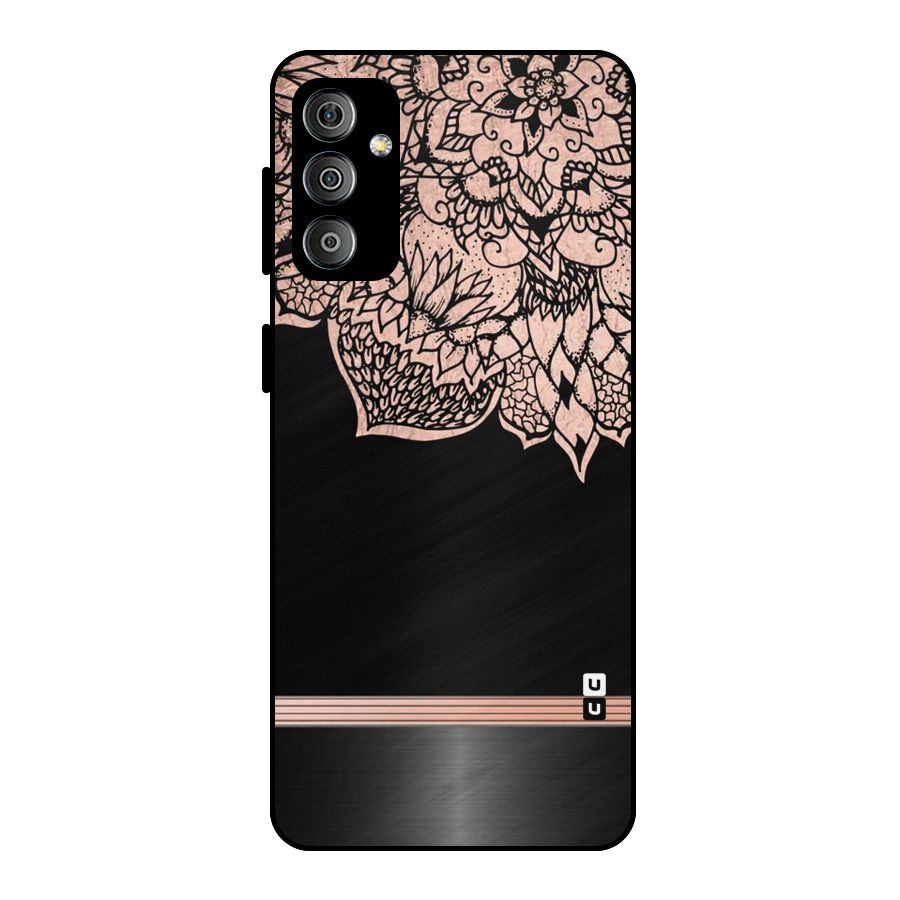 Classic Black Sleak Design Metal Back Case for Galaxy F23
