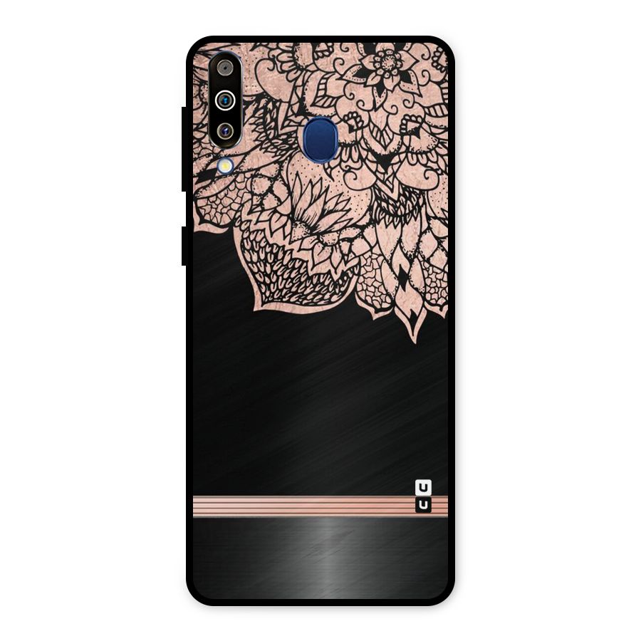 Classic Black Sleak Design Metal Back Case for Galaxy M30