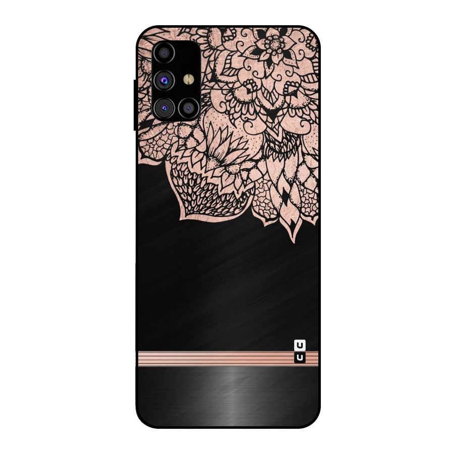 Classic Black Sleak Design Metal Back Case for Galaxy M31s