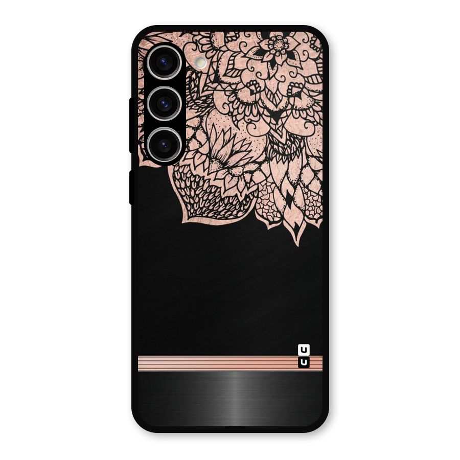 Classic Black Sleak Design Metal Back Case for Galaxy S23 Plus