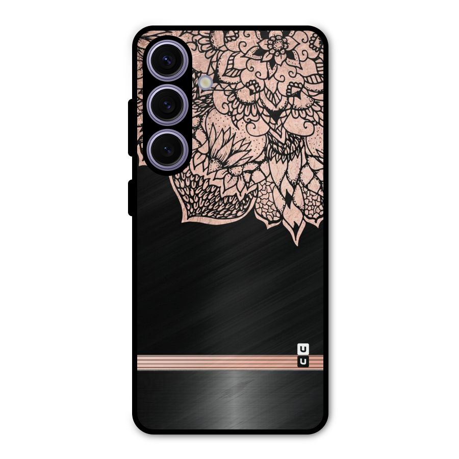 Classic Black Sleak Design Metal Back Case for Galaxy S24