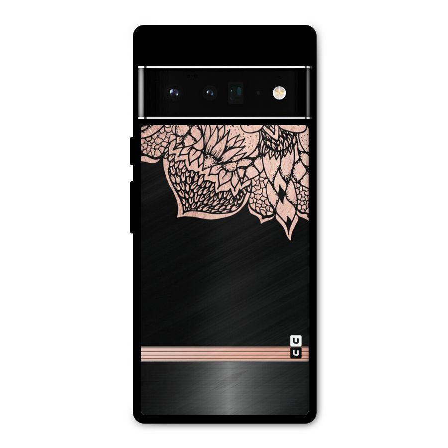 Classic Black Sleak Design Metal Back Case for Google Pixel 6 Pro