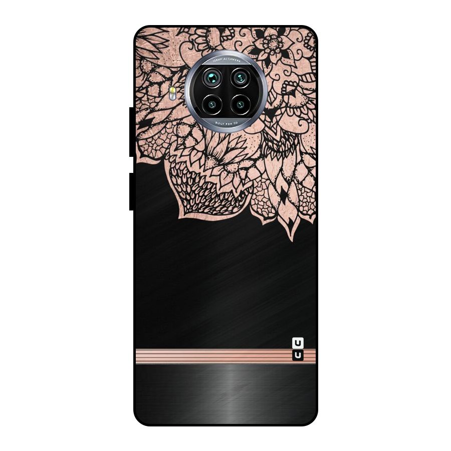 Classic Black Sleak Design Metal Back Case for Mi 10i