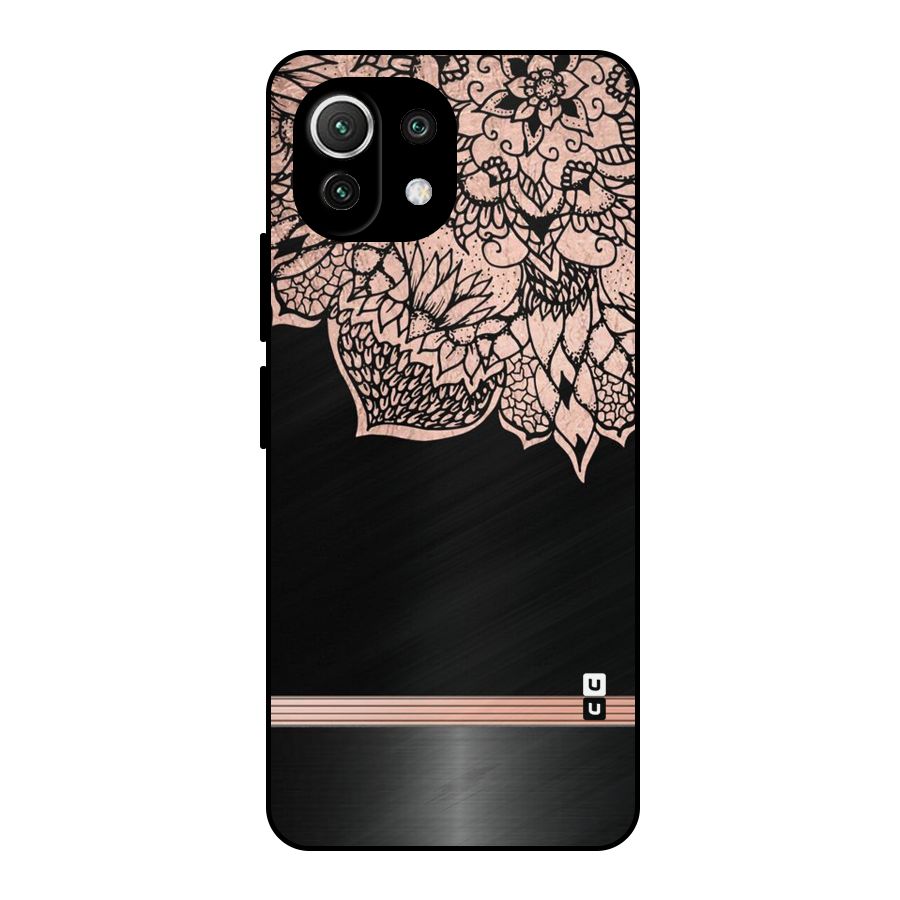 Classic Black Sleak Design Metal Back Case for Mi 11 Lite NE 5G