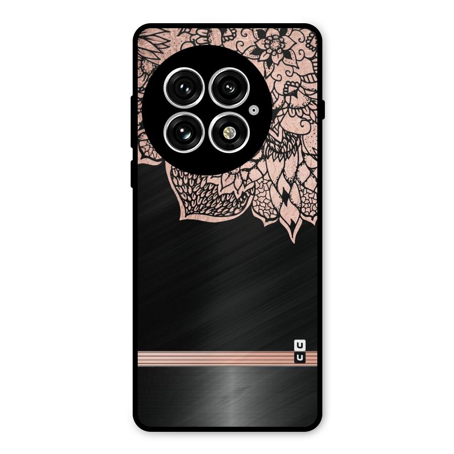 Classic Black Sleak Design Metal Back Case for OnePlus 13