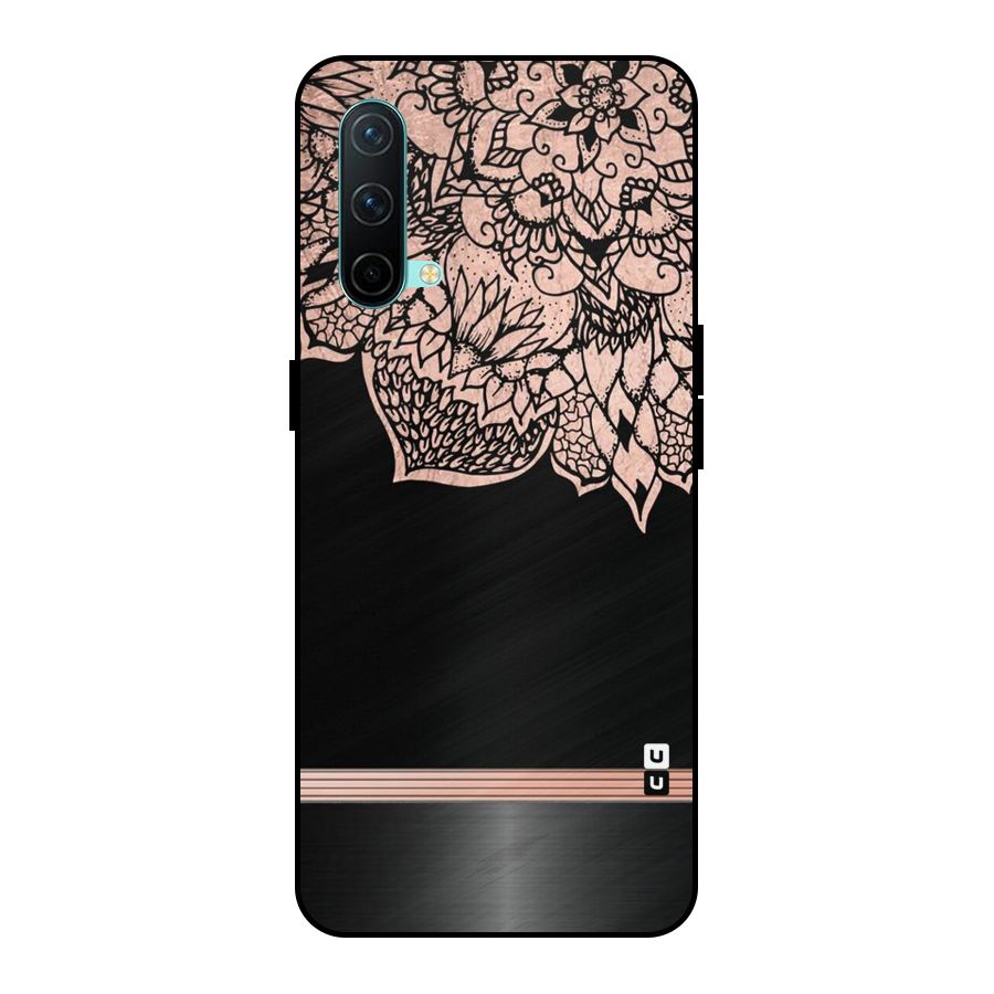 Classic Black Sleak Design Metal Back Case for OnePlus Nord CE 5G