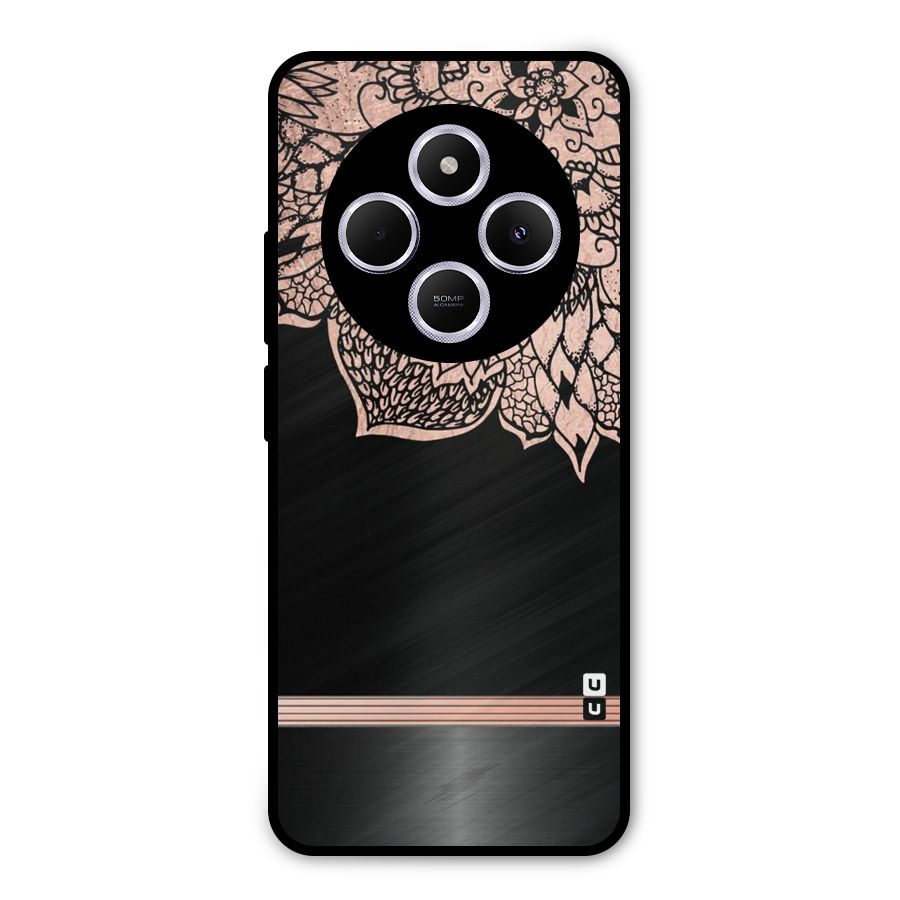 Classic Black Sleak Design Metal Back Case for Poco M7