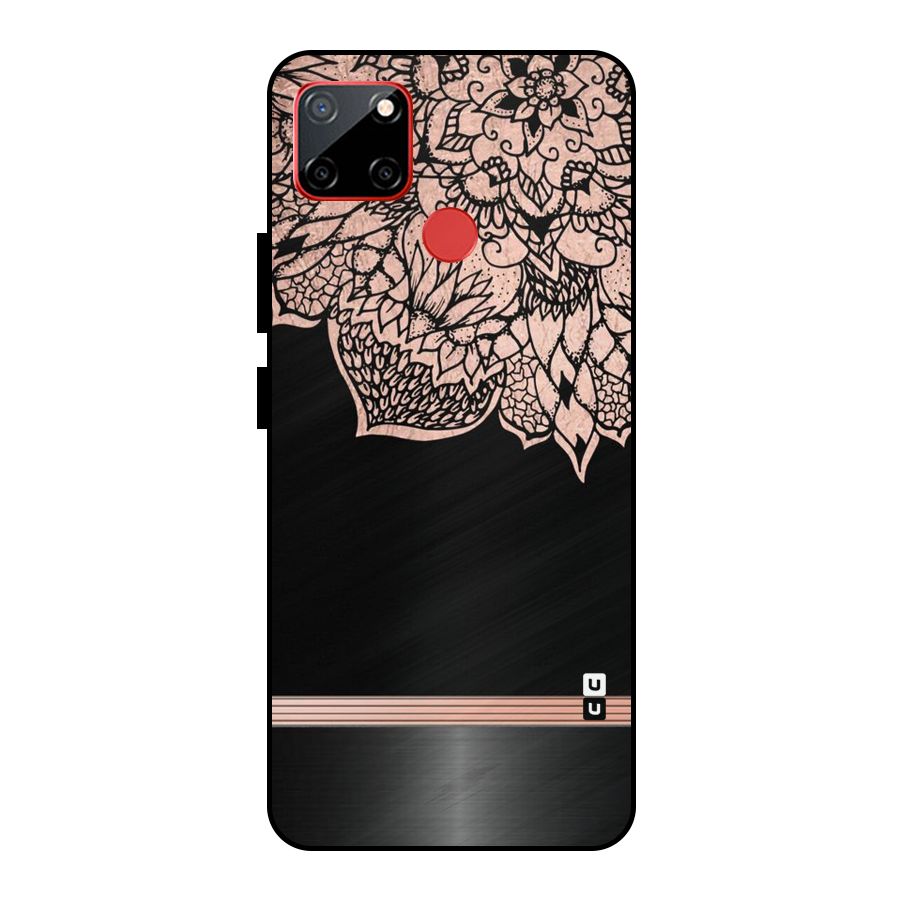 Classic Black Sleak Design Metal Back Case for Realme C12
