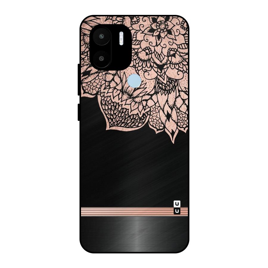 Classic Black Sleak Design Metal Back Case for Redmi A1+