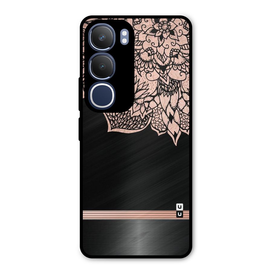 Classic Black Sleak Design Metal Back Case for Vivo Y29