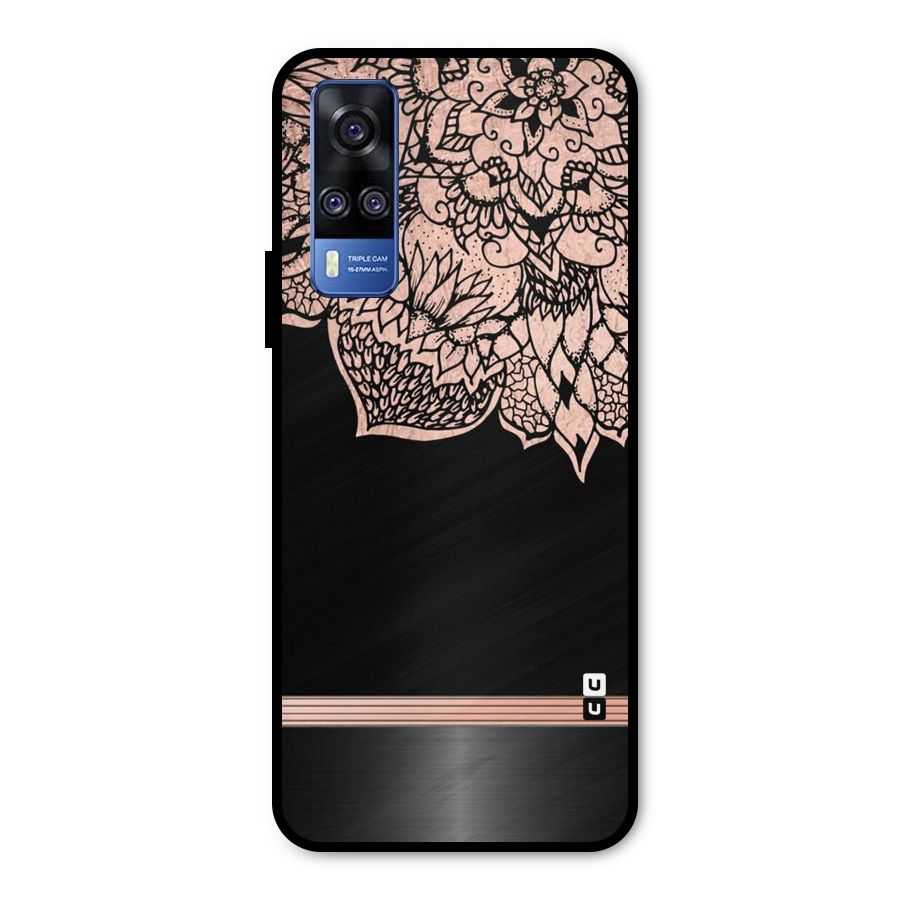 Classic Black Sleak Design Metal Back Case for Vivo Y31
