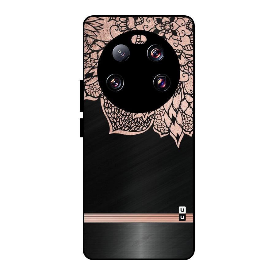 Classic Black Sleak Design Metal Back Case for Xiaomi 13 Ultra