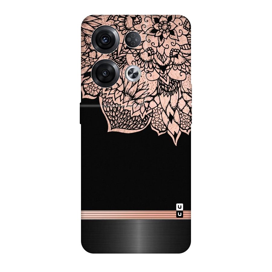 Classic Black Sleak Design Original Polycarbonate Back Case for Oppo Reno8 Pro 5G