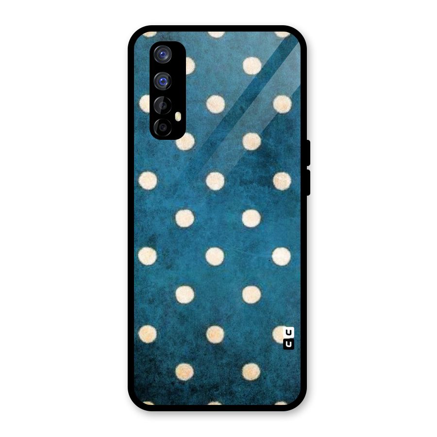 Classic Blue Polka Glass Back Case for Realme Narzo 20 Pro