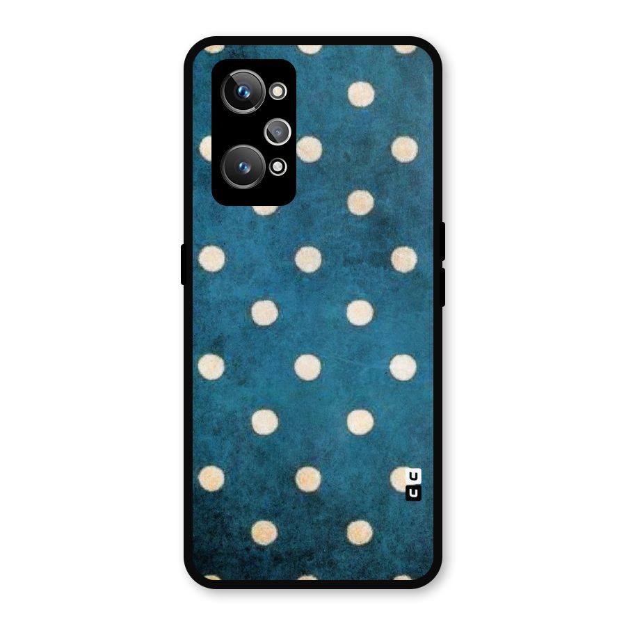 Classic Blue Polka Metal Back Case for Realme GT Neo 3T