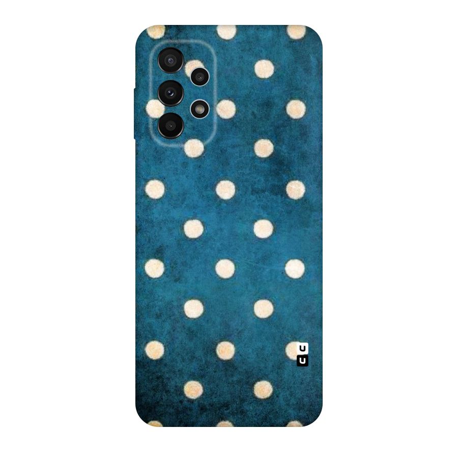 Classic Blue Polka Original Polycarbonate Back Case for Galaxy A23