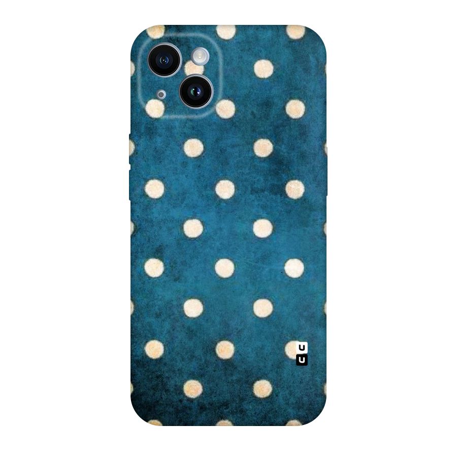 Classic Blue Polka Original Polycarbonate Back Case for iPhone 14