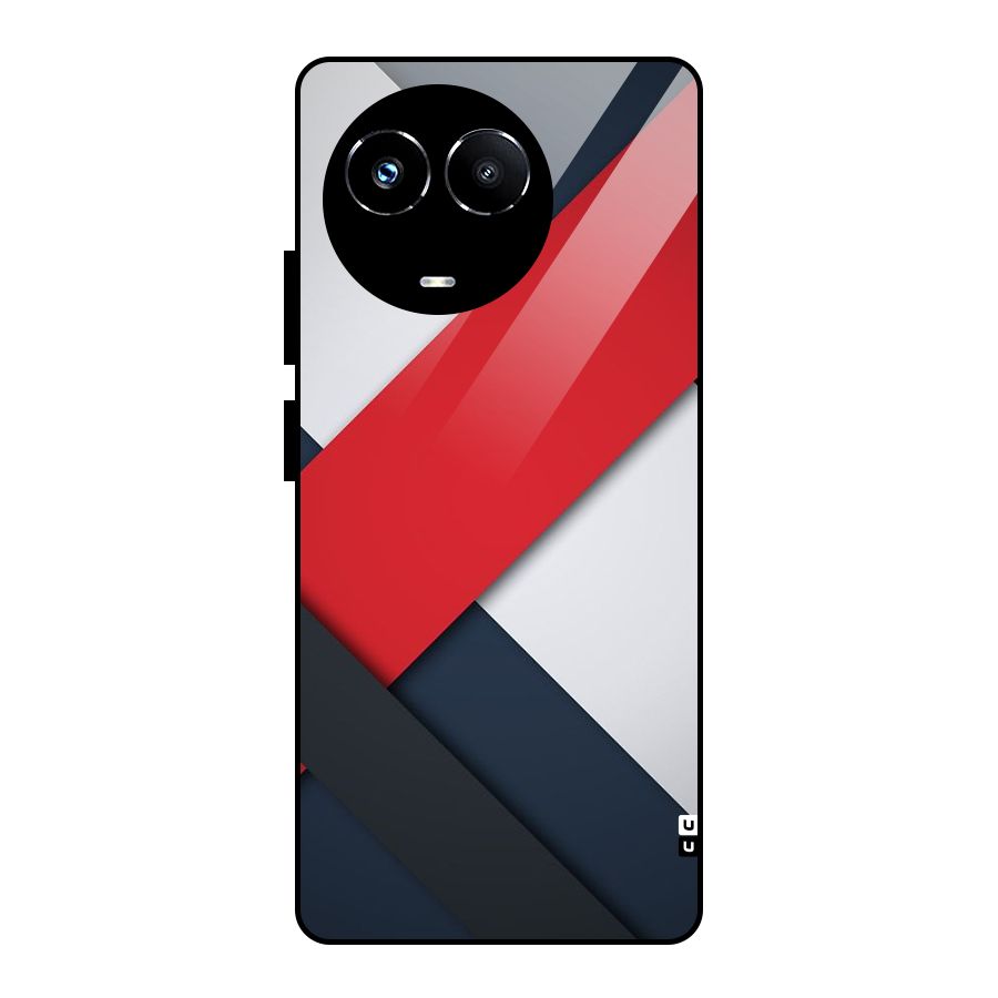 Classic Bold Glass Back Case for Realme Narzo 60X