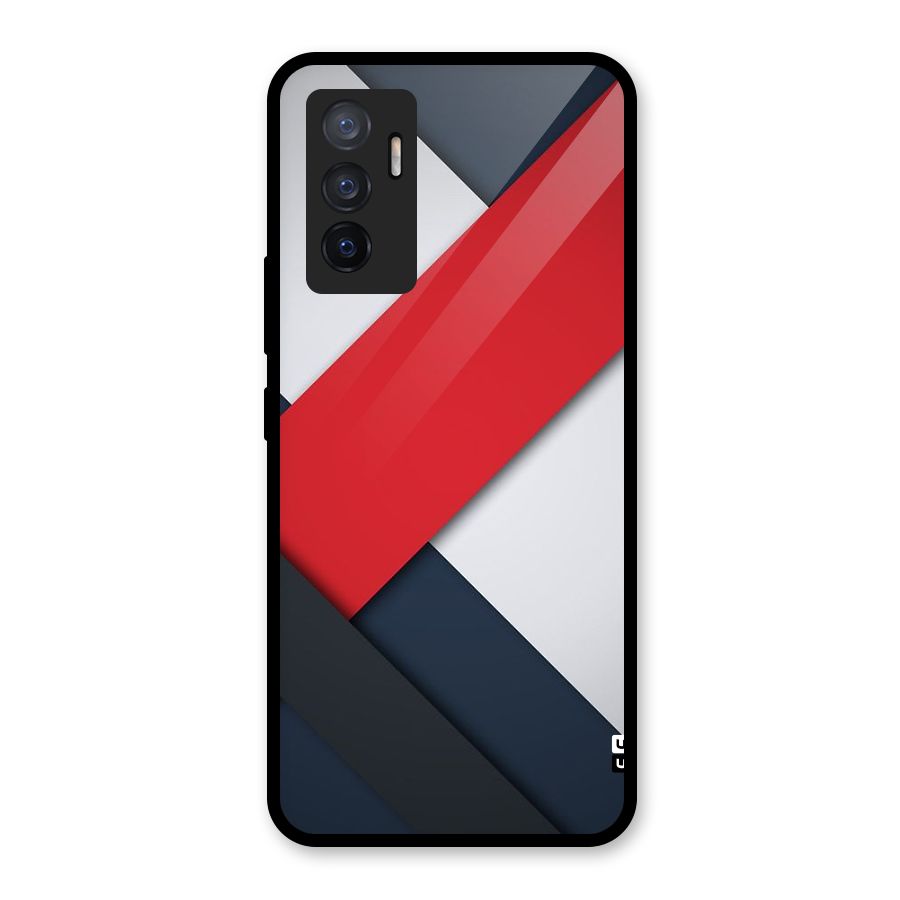 Classic Bold Glass Back Case for Vivo V23e