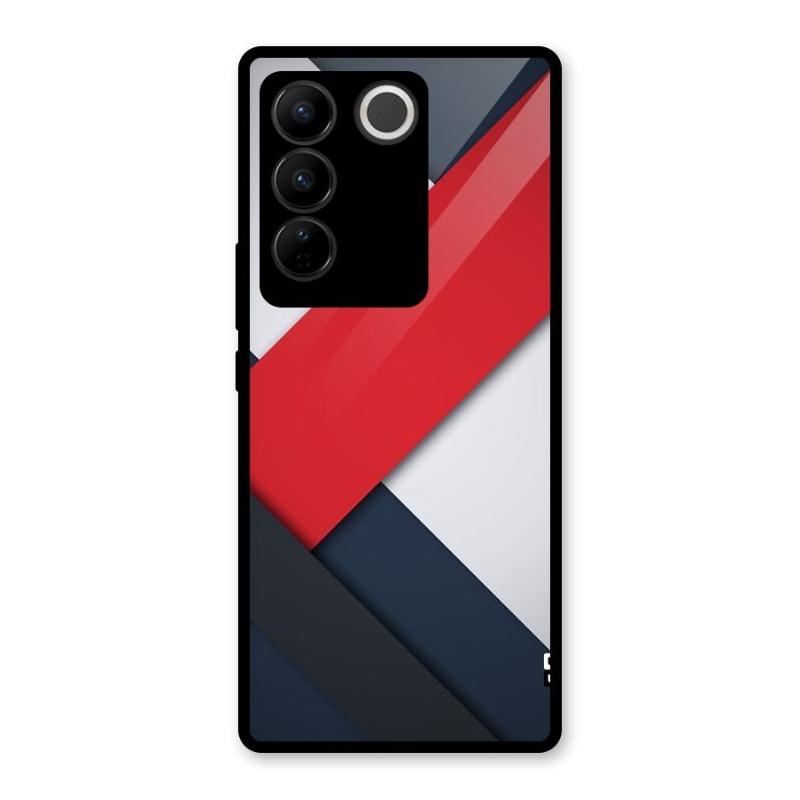 Classic Bold Glass Back Case for Vivo V27