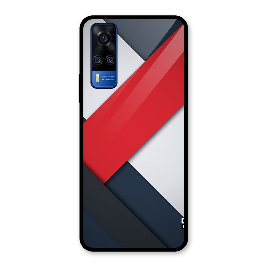 Classic Bold Glass Back Case for Vivo Y31
