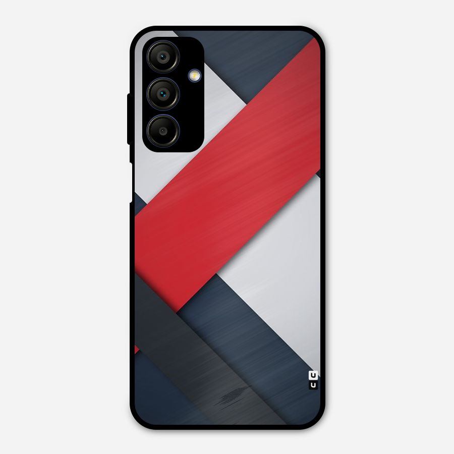 Classic Bold Metal Back Case for Galaxy A15 5G