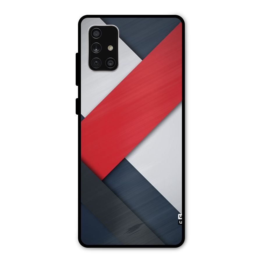 Classic Bold Metal Back Case for Galaxy A71