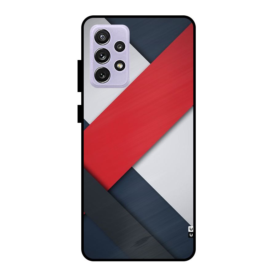 Classic Bold Metal Back Case for Galaxy A72