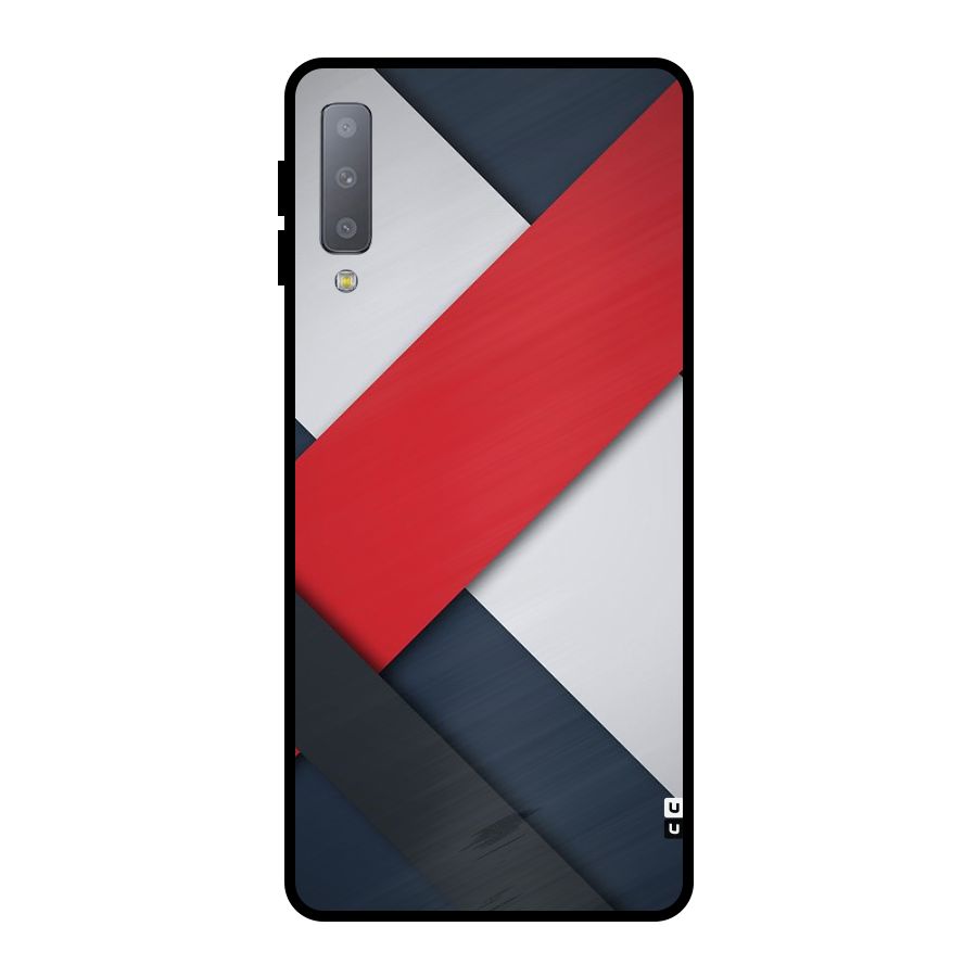 Classic Bold Metal Back Case for Galaxy A7 (2018)