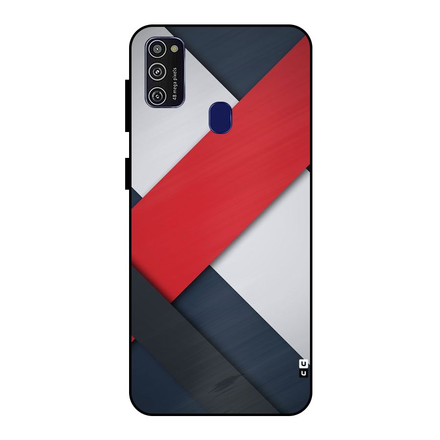 Classic Bold Metal Back Case for Galaxy M30s