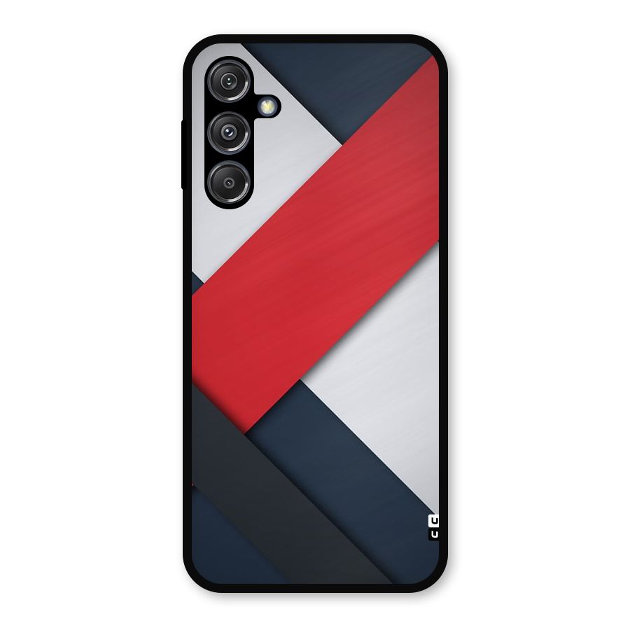 Classic Bold Metal Back Case for Galaxy M34 5G