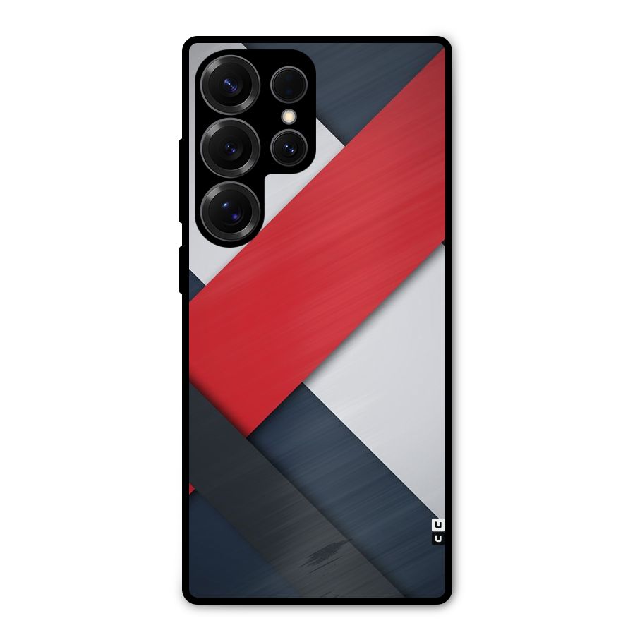 Classic Bold Metal Back Case for Galaxy S25 Ultra