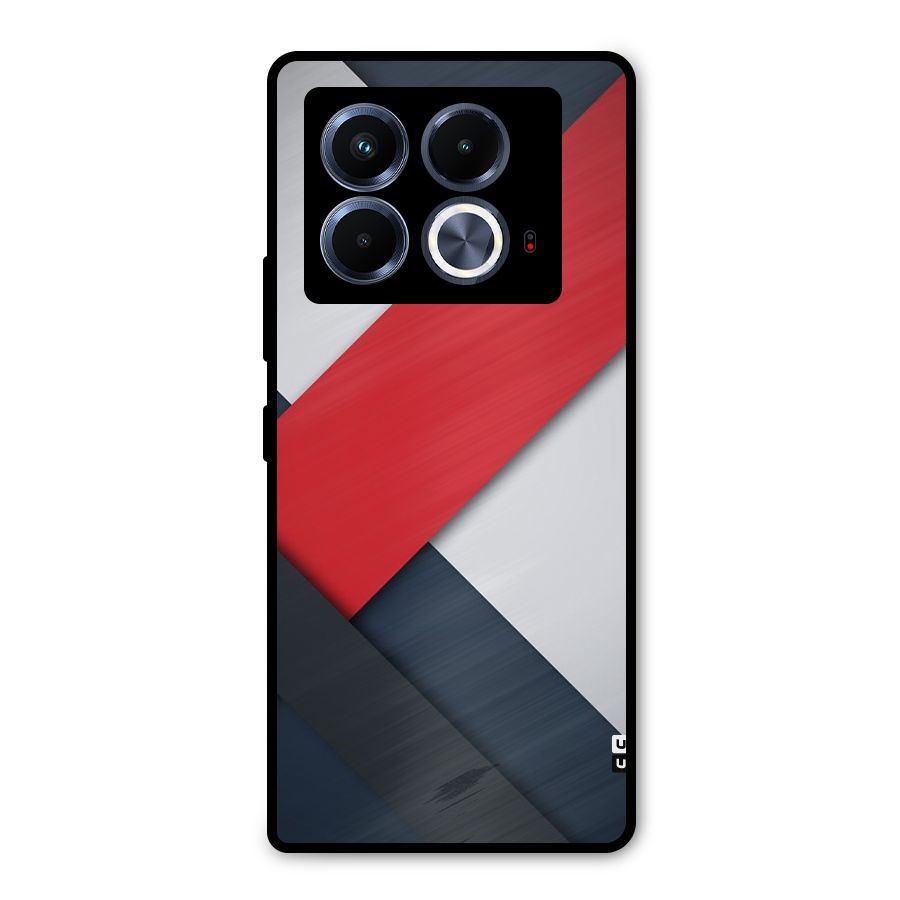 Classic Bold Metal Back Case for Infinix Note 40 5G