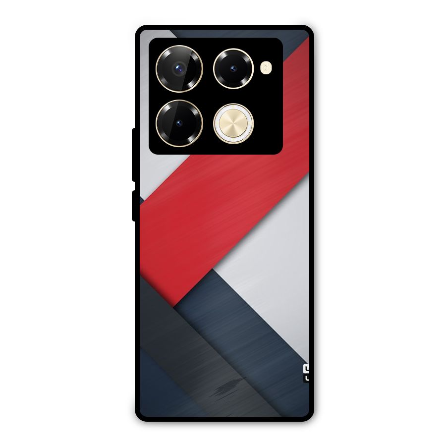 Classic Bold Metal Back Case for Infinix Note 40 Pro Plus