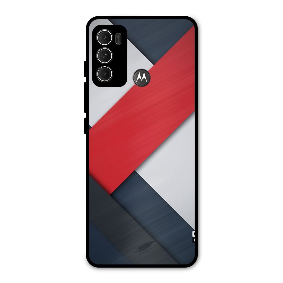 Classic Bold Metal Back Case for Moto G60
