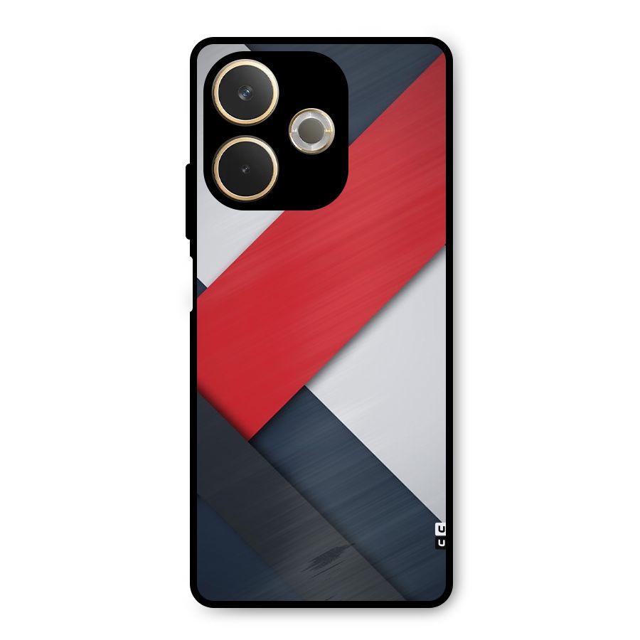 Classic Bold Metal Back Case for Oppo A5 Pro