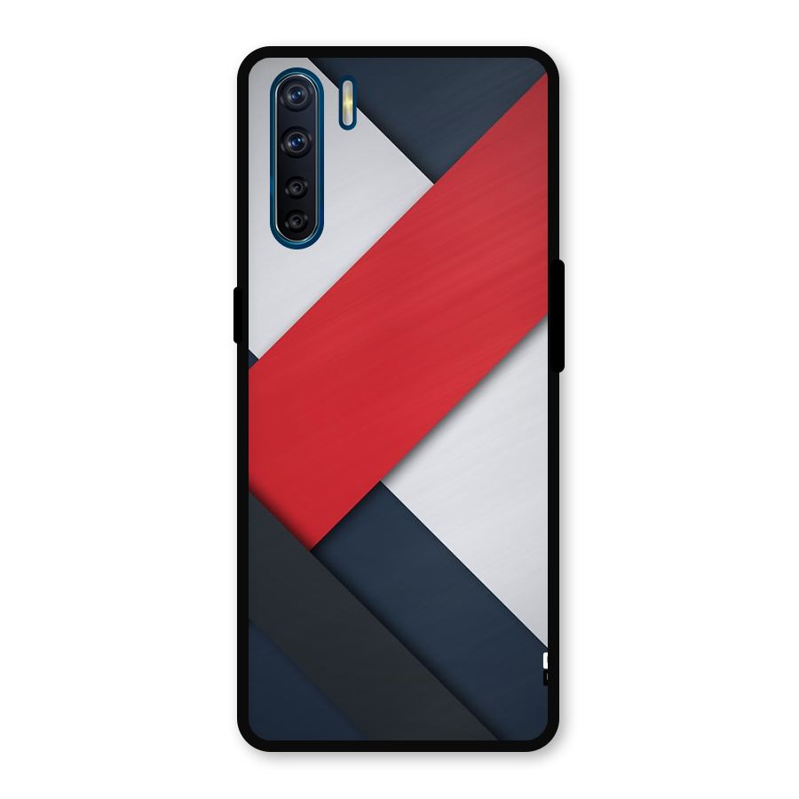 Classic Bold Metal Back Case for Oppo F15