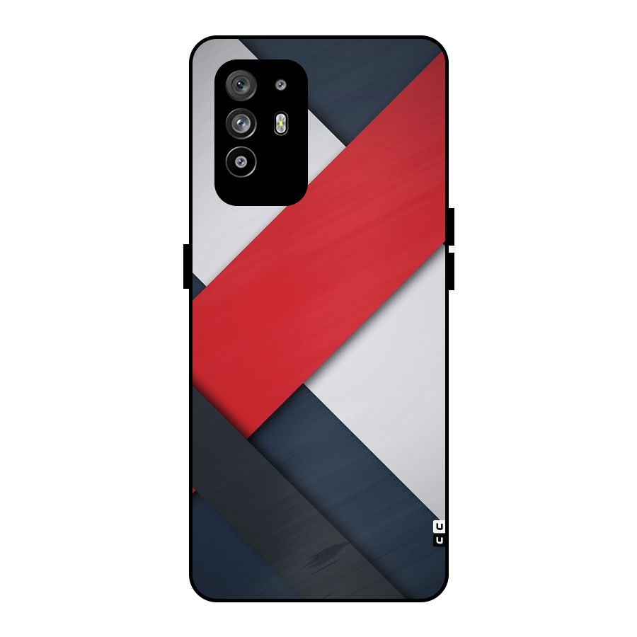 Classic Bold Metal Back Case for Oppo F19 Pro Plus 5G