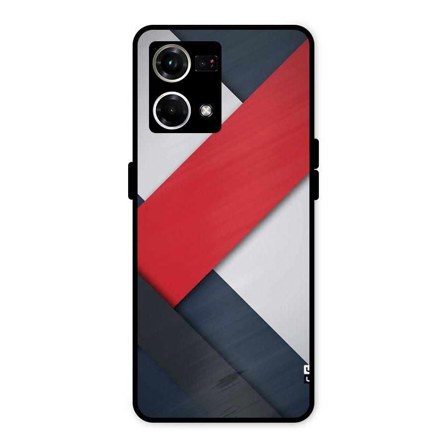 Classic Bold Metal Back Case for Oppo F21s Pro 4G