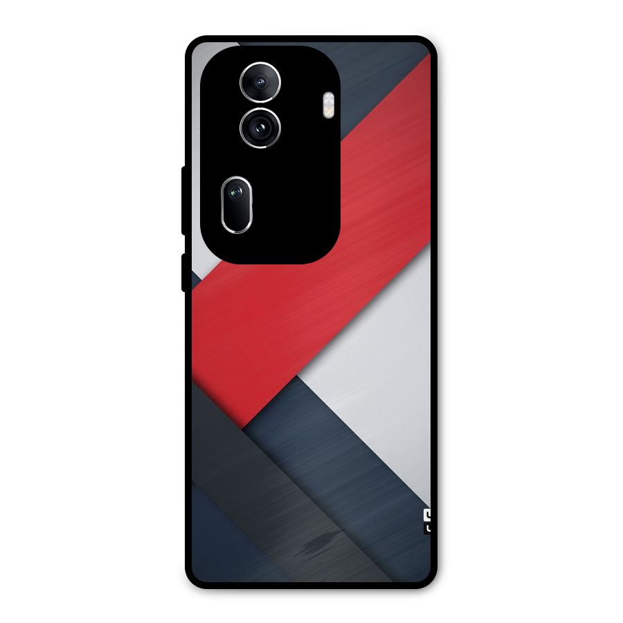 Classic Bold Metal Back Case for Oppo Reno11 Pro 5G