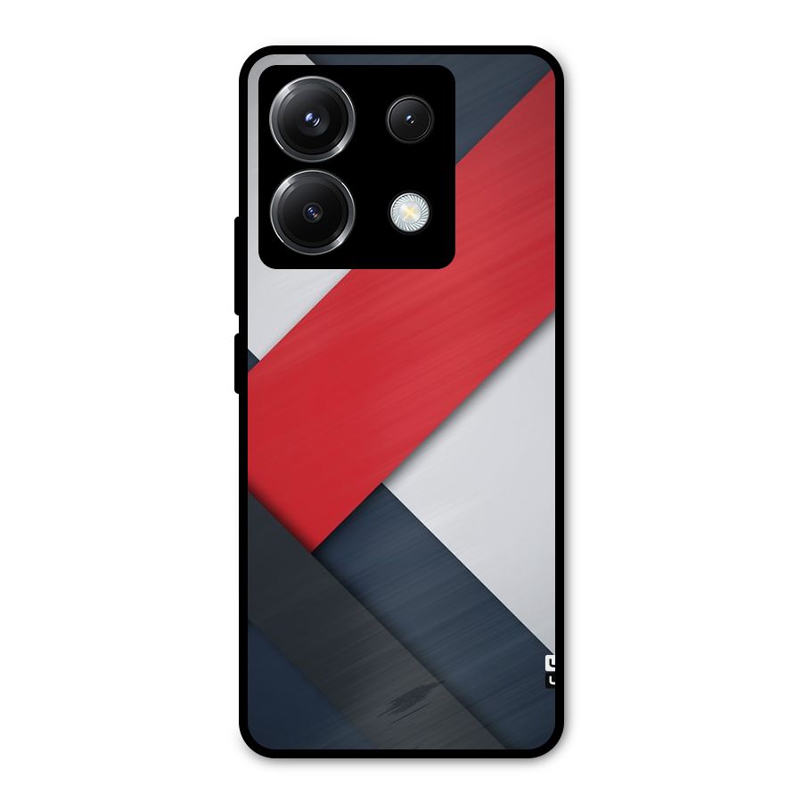 Classic Bold Metal Back Case for Poco X6