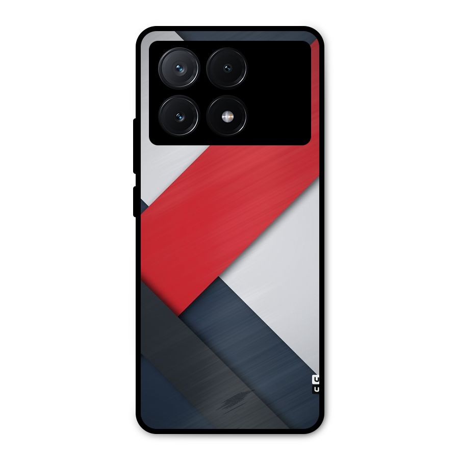 Classic Bold Metal Back Case for Poco X6 Pro