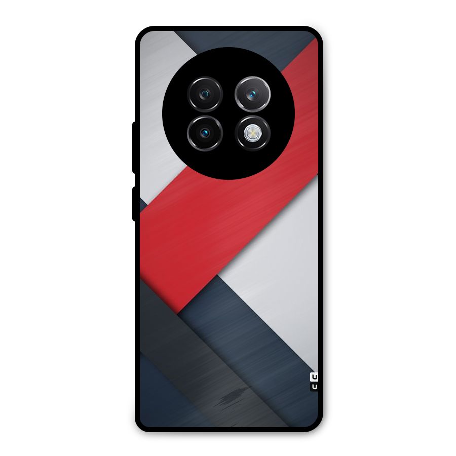Classic Bold Metal Back Case for Realme 13 Plus