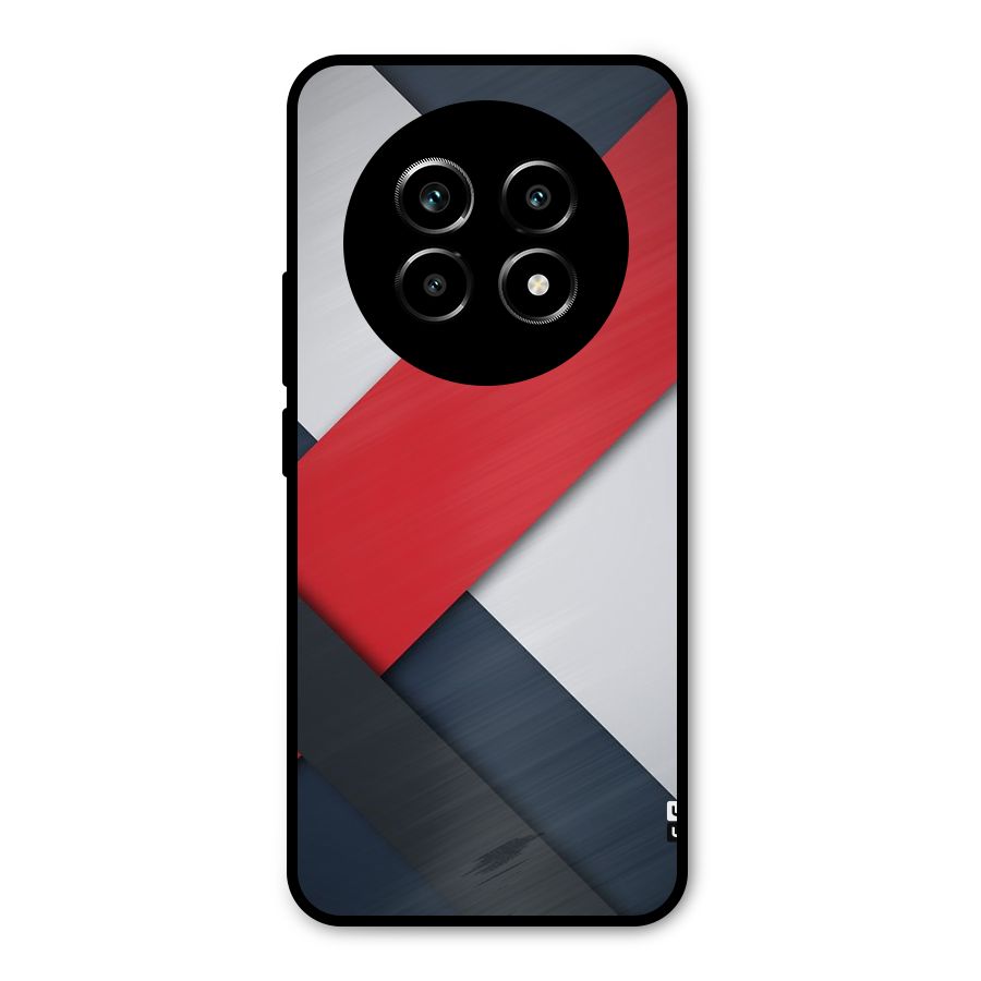 Classic Bold Metal Back Case for Realme 13 Pro