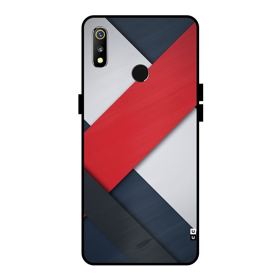 Classic Bold Metal Back Case for Realme 3