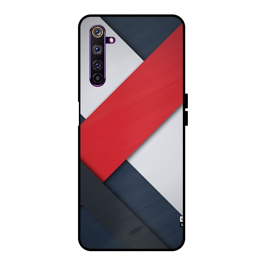 Classic Bold Metal Back Case for Realme 6 Pro