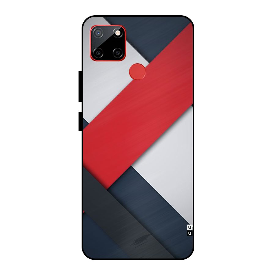 Classic Bold Metal Back Case for Realme C12