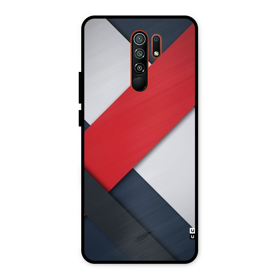 Classic Bold Metal Back Case for Redmi 9 Prime