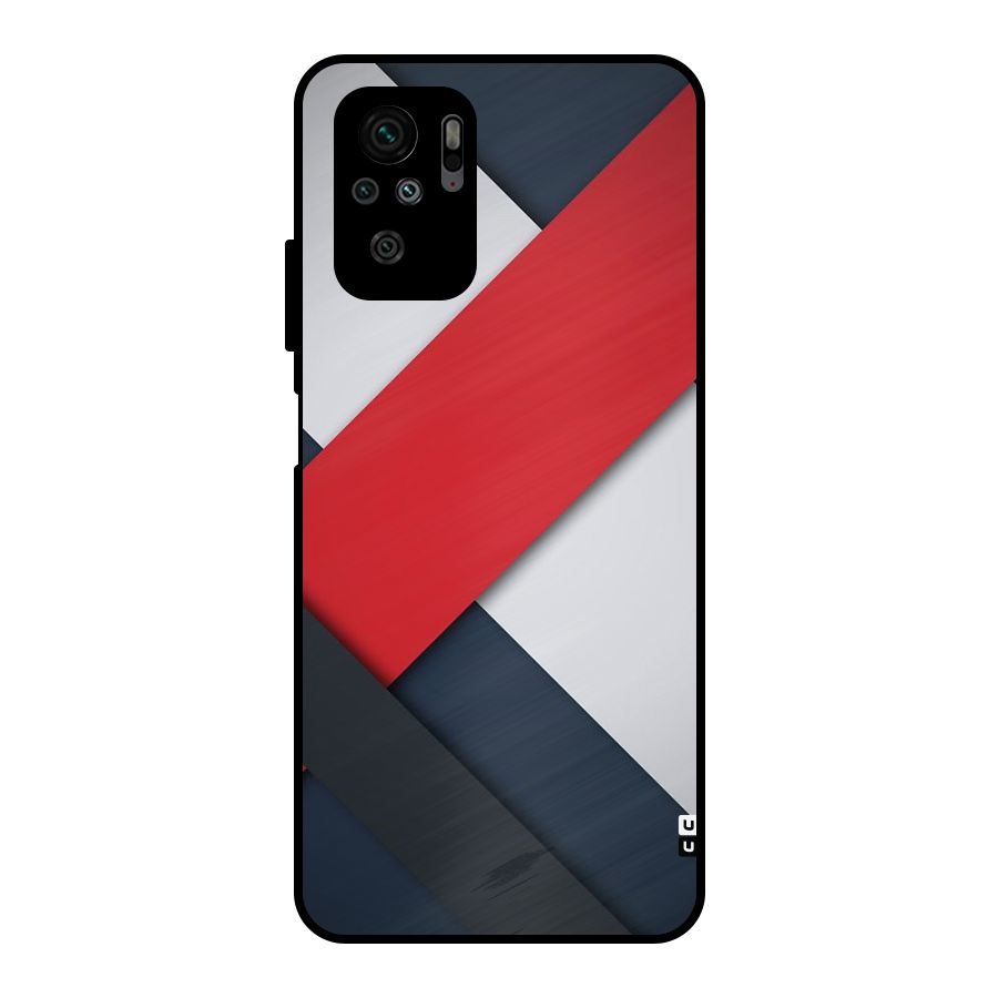 Classic Bold Metal Back Case for Redmi Note 10S